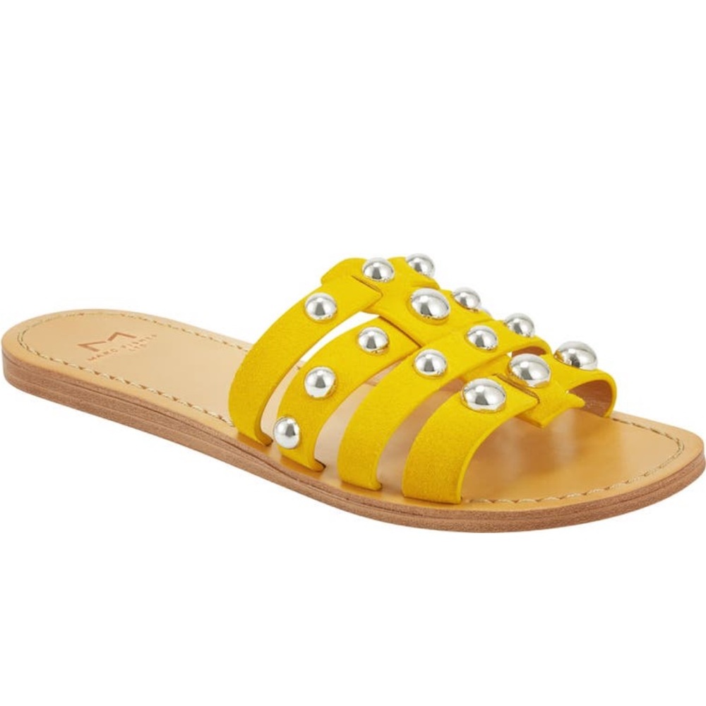 Marc Fisher :: Studded Suede Slides
